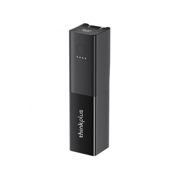 Lenovo Thinkplus GaN 2-in-1 Portable Charger Pro 30W 5000mAh-Black 4X21N77154