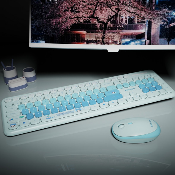 Lenovo Erazer Wireless keyboard and mouse set KN520/Gradient Aurora Blue 65013553