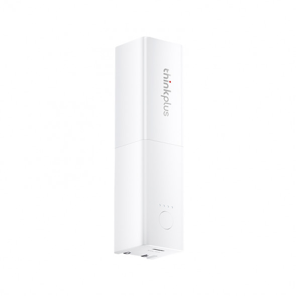 Lenovo Thinkplus GaN 2-in-1 Portable Charger Pro 30W 5000mAh-White 4X21N77156