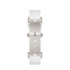 Xiaomi Mi Band genuine leather wristband ceramic white 57438