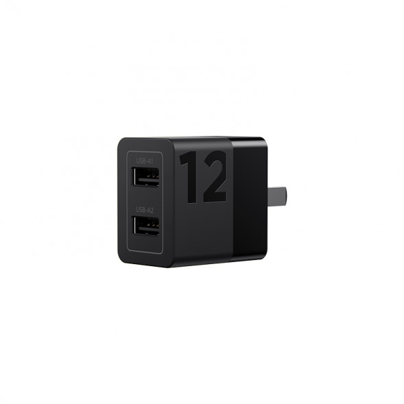 Lenovo Thinkplus light and shadow series A+A multi-port charger 12W black 4X21P39272