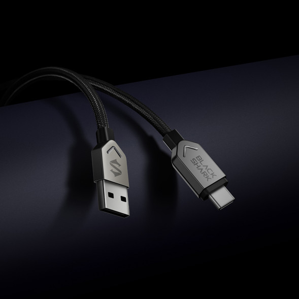 Xiaomi Black Shark Fengxing 6A fast charging data cable super long straight front 40529