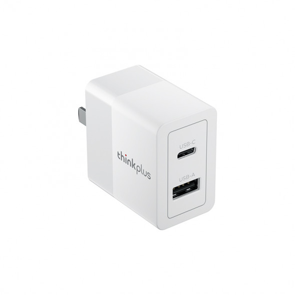 Lenovo Thinkplus light and shadow series A+C multi-port charger 20W white 4X21P39275