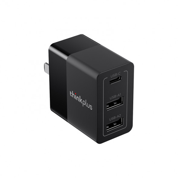 Lenovo Thinkplus light and shadow series 2A+C multi-port charger 30W black 4X21P39276