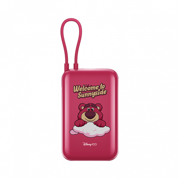 Xiaomi Comes with corded power bank 10000mAh Disney 100th Anniversary Limited Edition Toy Story Strawberry Bear 54834