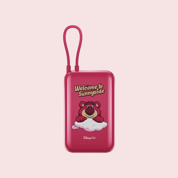 Xiaomi Comes with corded power bank 10000mAh Disney 100th Anniversary Limited Edition Toy Story Strawberry Bear 54834