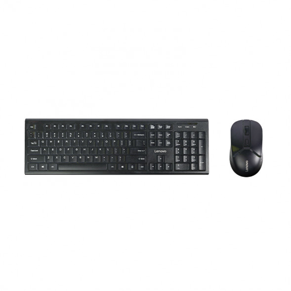 Lenovo KN200 Wireless Keyboard and Mouse Set Black QXR1Q51006