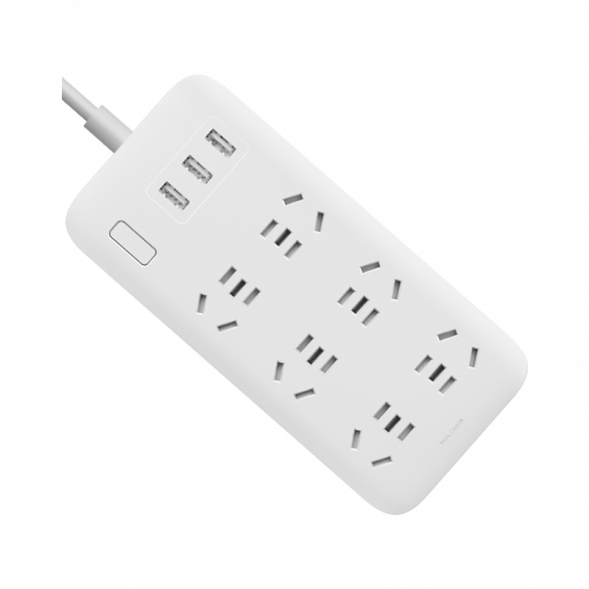 Xiaomi Mijia 6-bit basic version of power strip (including 3 ports USB 2A fast charging) 44292