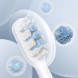 Xiaomi Mijia Compatible with T301/T302 Sonic Electric Toothbrush Head 3 Pack (Standard Type) Deep Sea Blue 43448