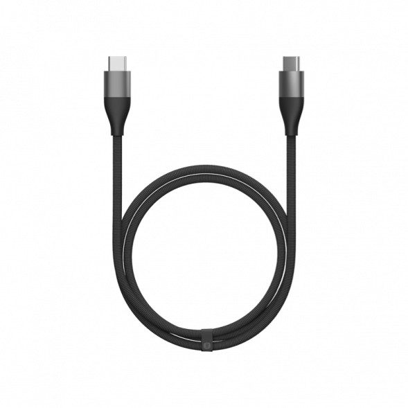 Xiaomi 6A dual Type-C braided data cable dark gray 52837