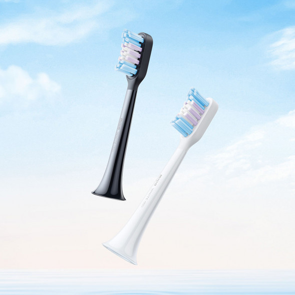 Xiaomi Mijia Sonic Electric Toothbrush Head Full White White Type 2 Pack Suitable for T501/T501C Black 44041