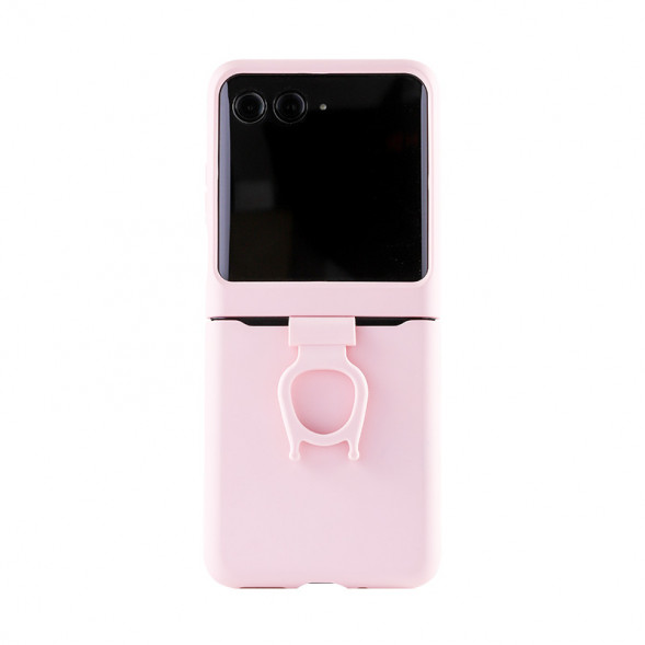 Lenovo Motorola (moto) razr 40 Ultra Moo Series Silicone Ring Folding Protective Case/Sakura Pink QX41M44947