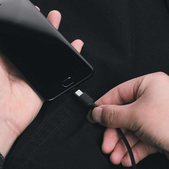 Xiaomi USB-C data cable braided version 100cm red 18473