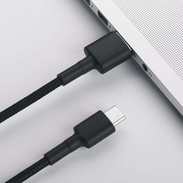 Xiaomi USB-C data cable braided version 100cm black 17236