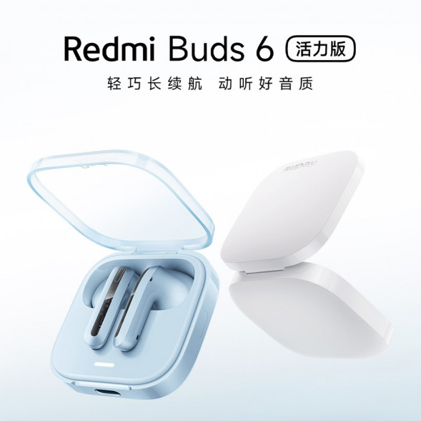 Xiaomi Redmi Buds 6 Active Edition Blue Bluetooth Headphones 55690