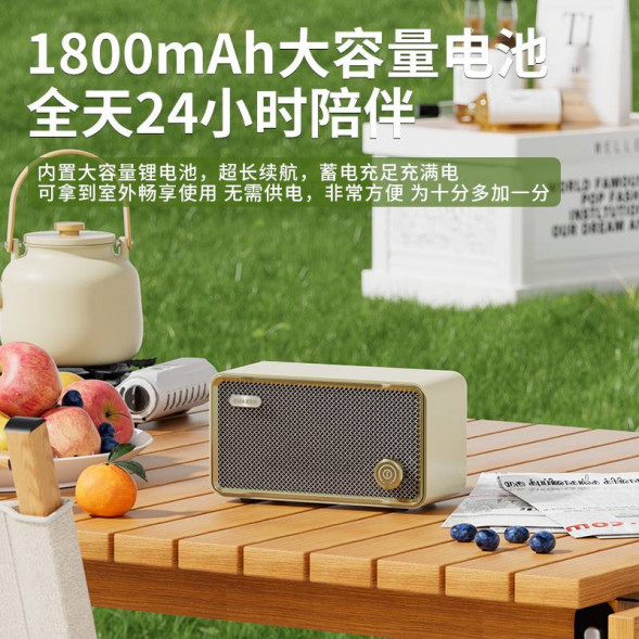 Lenovo Erazer Desktop Retro Wireless Speaker F01 White 65015312