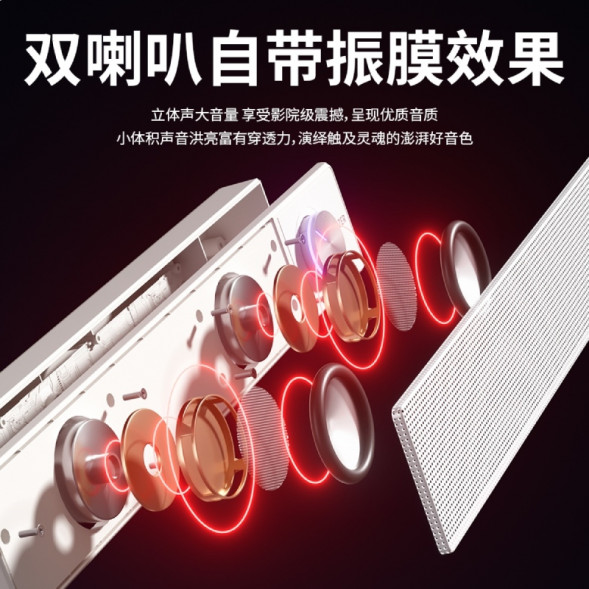 Lenovo Erazer wired long speaker A101 white 65012392