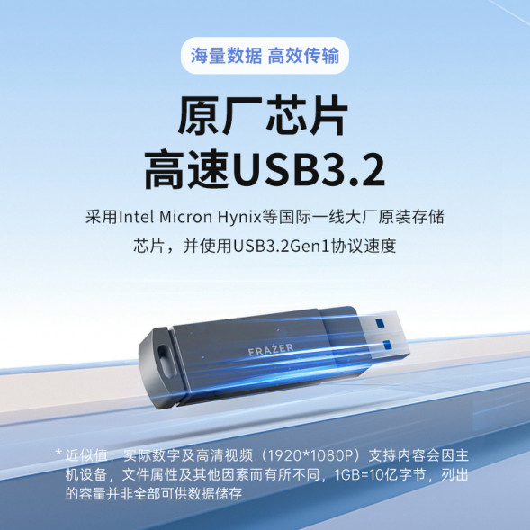 Lenovo Erazer 64GB/F503 dual interface, gunmetal color (reading speed up to 130MB/s) 65014558