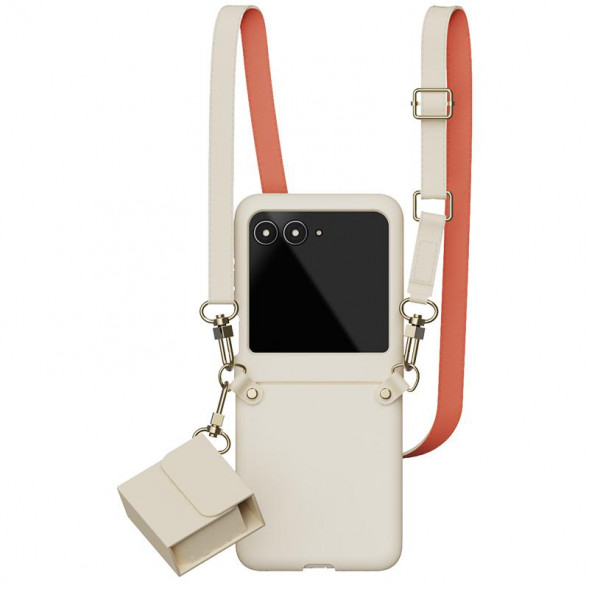 Lenovo Motorola (moto) Fashion plain leather protective case/white QX41Q38942