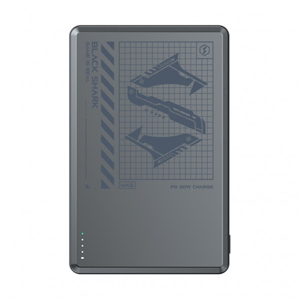 Xiaomi Black Shark Blade Power Bank Magnetic Style Silver Gray 54328
