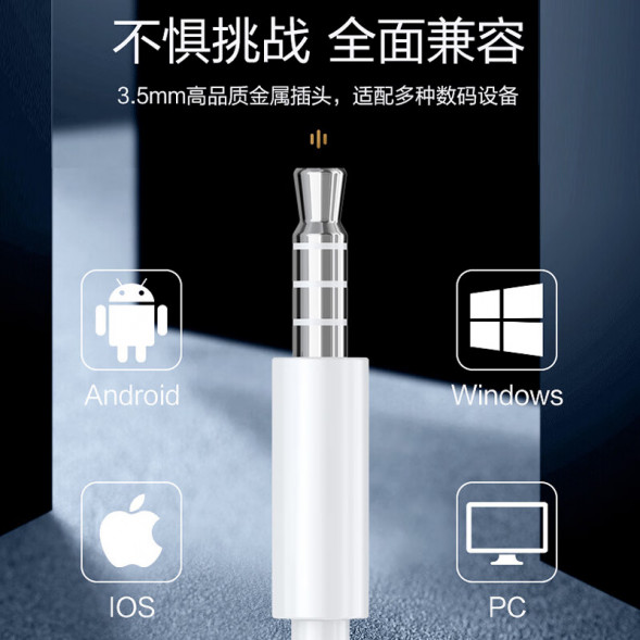 Lenovo HF170 wired headphones white LXGWSF008-0535