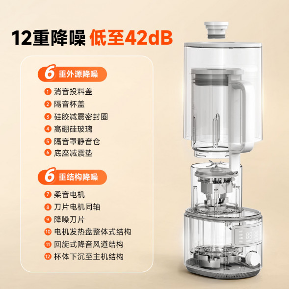 Xiaomi Mijia Intelligent Qingyin wall-breaking cooking machine S1 52770
