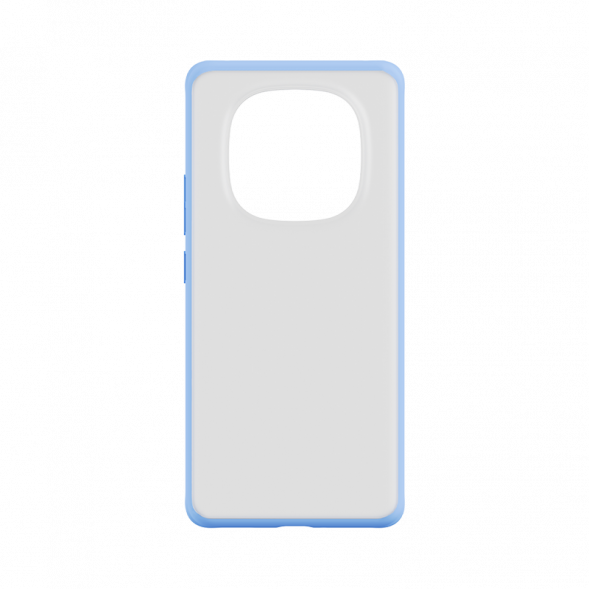 Xiaomi Redmi Note 14 Pro ROCK matte anti-fall protective case clear blue 62919
