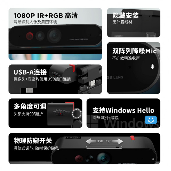 Lenovo Camera/monitor camera MC60 GXC1J05153