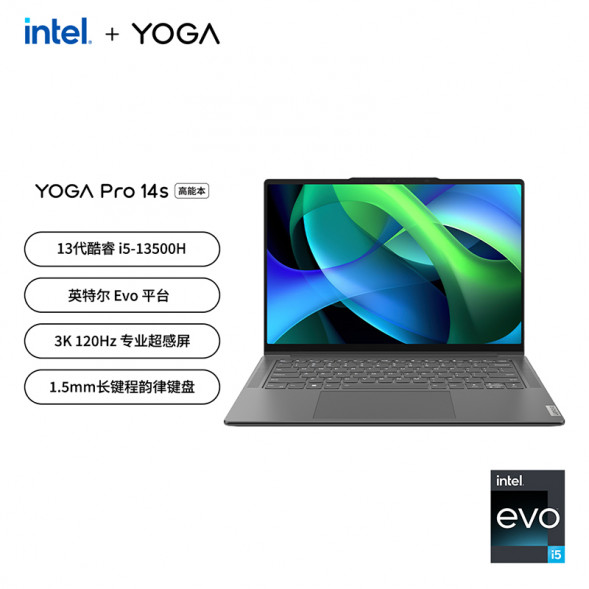 Lenovo Yoga Pro14s 2023 Core Edition 14.5-inch Thin and Light Laptop, Space Gray 82Y70003CD-LK