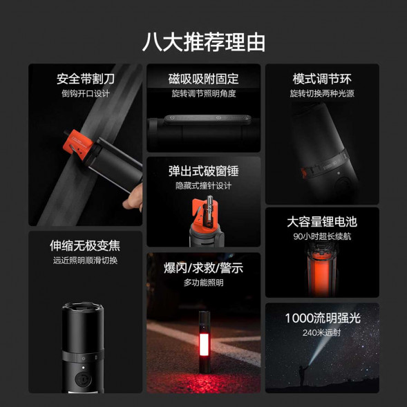 Xiaomi Mijia multifunctional flashlight 43560