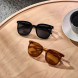 Xiaomi Mijia Square frame polarized sunglasses amber brown 58432