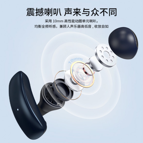 Lenovo Erazer (Bluetooth 5.4)Wireless clip-on headphones ETX-Z01 blue 65014750