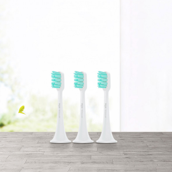 Xiaomi Mijia Compatible with T300/T500 sonic electric toothbrush head 3 pack, light gray 15540