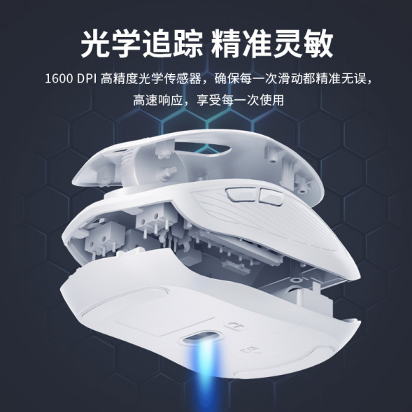 Lenovo Erazer (First Choice for Office) Wireless Mouse N300-White 31115822