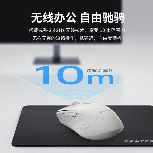 Lenovo Erazer (First Choice for Office) Wireless Mouse N300-White 31115822