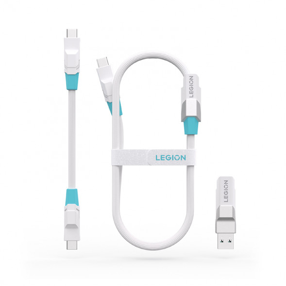 Lenovo Legion 240W USB4 full-featured combination cable set Bingpo White QZT1Q84481