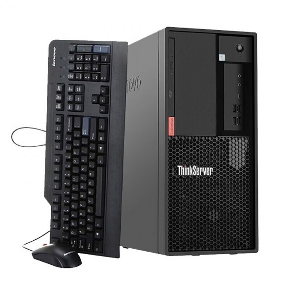 Lenovo ThinkServer TS90X commercial office computer ERP financial system server E-2324G/16G/256G+2*2T TS90XRC555