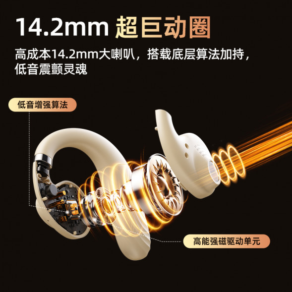 Lenovo Open True Wireless Bluetooth Headset EA300 Moon Rock White QXD1P75996