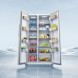 Xiaomi Mijia Refrigerator side-by-side door 610L ice crystal white white 47718