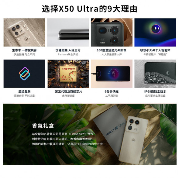 Lenovo Motorola (moto) X50 Ultra/12GB+512GB/cedar PB0X0005CN