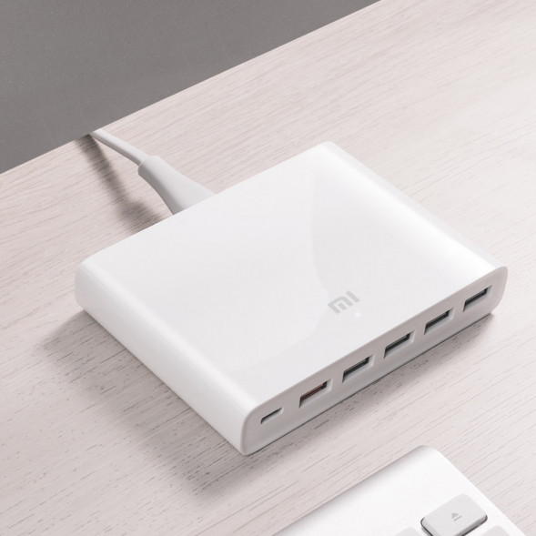 Xiaomi USB charger 60W fast charging version (6 ports) white 16624
