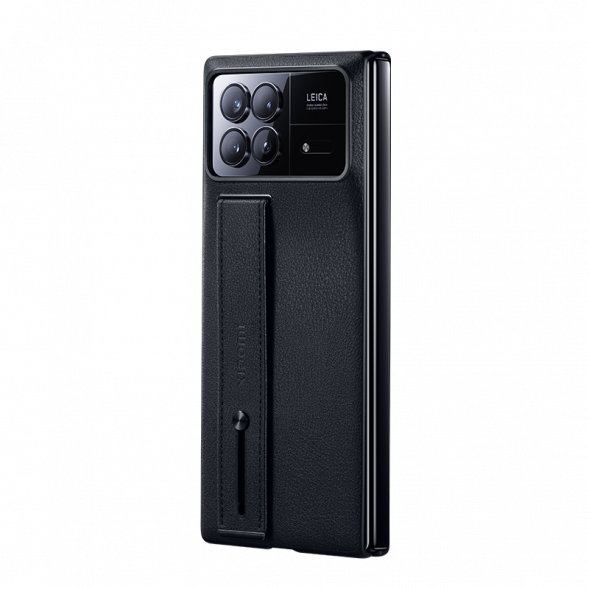 Xiaomi MIX Fold 3 retractable wrist strap plain leather protective case black black 50974