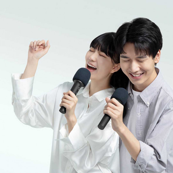 Xiaomi Mijia MIJIA karaoke microphone large screen version 2 pack home KTV TV microphone 2 pack 43462