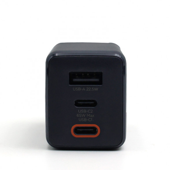 Lenovo 65W Gallium Nitride Three-port Adapter Obsidian Gold CC Cable Set QX21R68116