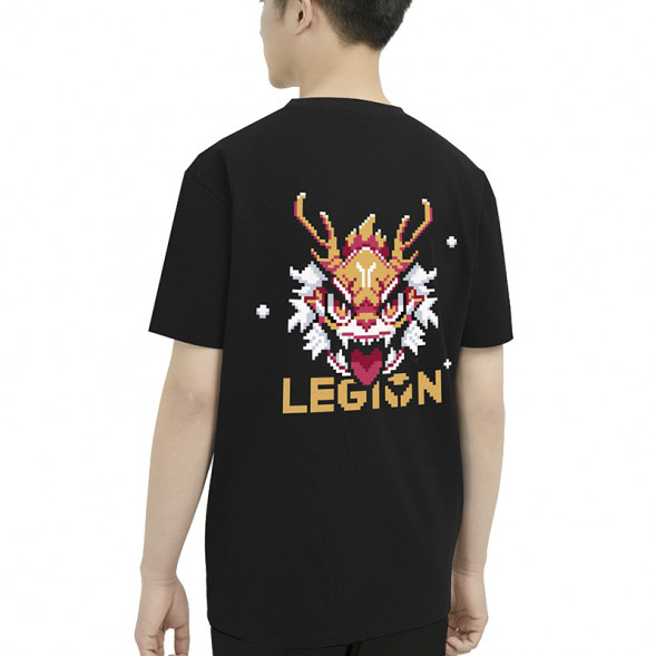 Lenovo Legion T-Shirt Pixel Dragon (Black) Size M QX41Q40000