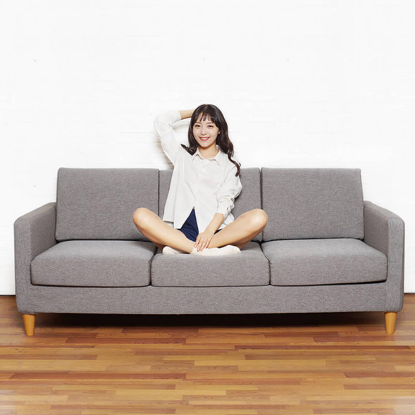 Xiaomi 8H Independent pocket spring fabric sofa dark gray 3 persons 16667