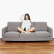 Xiaomi 8H Independent pocket spring fabric sofa dark gray 3 persons 16667