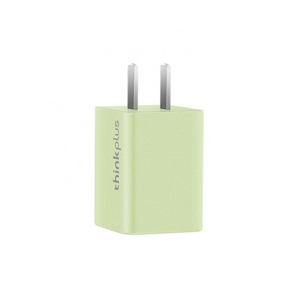 Lenovo Thinkplus lipstick power supply GaN Nano 65W Cream Green 4X21H28172