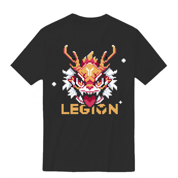Lenovo Legion T-Shirt Pixel Dragon (Black) Size L QX41Q40003