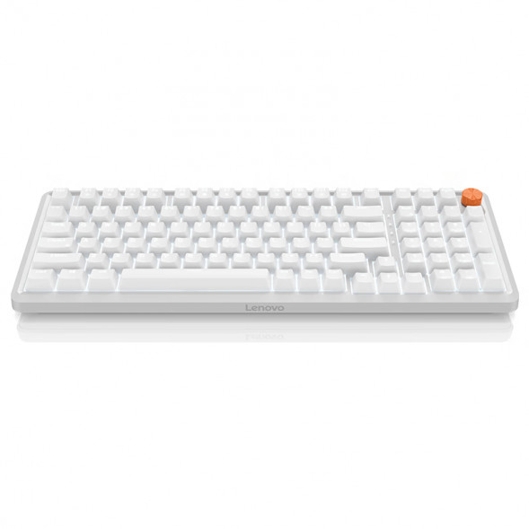 Lenovo MK9 98-key mechanical keyboard green axis cherry blossom white QY41R48473